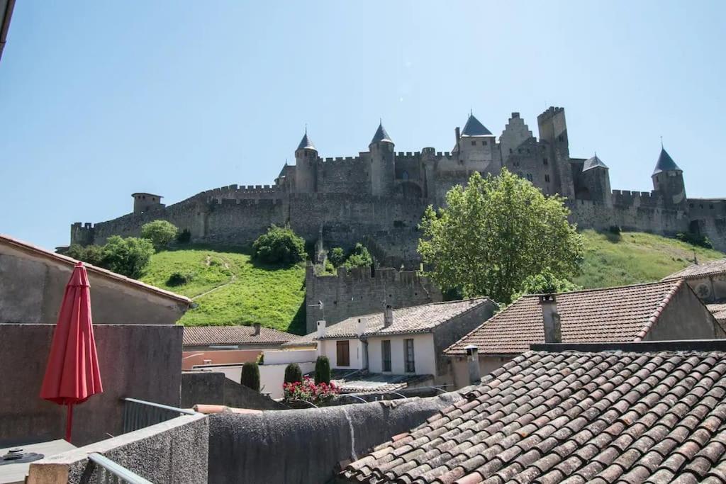 Le Saint Gimer - Vue Sur La Cite Medievale - Climatisation Apartamento Carcasona